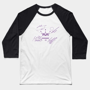 Design with the signatures of mamamoo Baseball T-Shirt